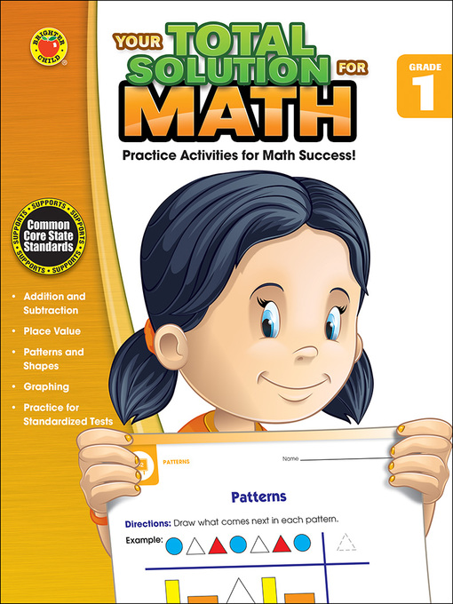 Title details for Your Total Solution for Math, Grade 1 by Brighter Child - Available